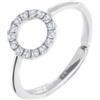 NADIR Anello Donna Marlù' Sparkles 31an0016w-s Acciaio Silver Zirconi