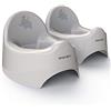 BABYLON Vasino per bambini Nautilus Vasino per bambini wc, colore: grigio set 2 pezzi