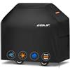 Ezilif Weber Q100/Q1000/Q120/Q1200/Q1400, copertura per barbecue in tessuto Oxford 600D, protezione dalle intemperie, per Enders Urban Explorer, 70 x