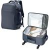livbote Zaino Sottovuoto Ryanair 40x20x25 Bagaglio a Mano con Pompa Sottovuoto, Zaino da Viaggio Aereo Impermeabile per Uomo Donna Borsa da Cabina Zaini Casual Valigia per Ufficio, Scuola e Lavoro -Blu
