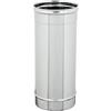 Generico CANNA FUMARIA TUBO ACCIAIO INOX PER STUFE A PELLET O CAMINETTI DA CM 50 (Dimensione Ø 80)