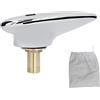 MOUMOUTEN Bocca Per Vasca a Cascata, Rubinetto Per Vasca, Ugello Per Doccia in Acciaio Inossidabile con Filettatura Maschio G1/2, Per Bagno E SPa