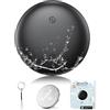 KKSTOTO Airtag Android, Tracker GPS per Android, Smart Tag Localizzatore Funziona con Google Dov'è App Bluetooth Tracker Compatibile con Trova dispositivo (Solo Android) per Chiavi, Valigie, Portafogli