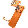 MIMGOAL Custodia Senza Bordo per iPhone 17 Pro Max - Cover Ultra-Sottile in Silicone con Protezione Fotocamera, Antiurto, Leggera e Minimalista, Compatibile MagSafe, Arancia