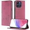 XINYEXIN Custodia per Motorola Moto G86, Cover a Libro in Pelle PU con Blocco RFID, Slot per Carte, Supporto, Protezione Completa Antiurto - Rosso