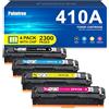 Palmtree Compatibili Cartucce di Toner Sostituzione per HP 410A 410X CF410A per HP Laserjet MFP M477fdw Toner per Color LaserJet Pro MFP M477fdw M477fdn M377dw M452nw M452dn M477fnw M477dw M477