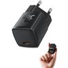 Baseus Caricatore USB C, 30 W, caricatore rapido per iPhone 16, 15, 14, 13, 12, 11, Pro Max, Galaxy 25, 24, caricatore per cellulare, spina USBC, adattatore di ricarica rapida