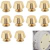 BOBOZHONG Piedini per Borse,10 Pezzi Piedi Borchie Cono Borchie Piedini Metallici per Borse Rivetti Artigianali per Fai da Te,Borchie Decorative,per Borse Vestiti Cinture Scarpe 11 mm x 8 mm