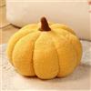 FiveMileBro Cuscino Zucca Halloween, 3D Cuscino Zucca Peluche Decorativo per Interni, Ideale per Casa, Divano, Camera, Festa, Regalo per Bambini e Adulti (23cm/giallo)
