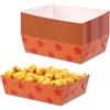 SAVITA 24pz Vassoi di Carta per Alimenti a Tema Anime, Piatti a Forma Barchetta con Stampa di Gialle e Stelle Rosse Vassoi da Portata Cartone Animato Decorazioni Feste Compleanno per Biscotti Snack
