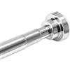 EC Breath - Asta telescopica per tenda da doccia, estensibile, in acciaio INOX., Acciaio inossidabile, Silver, 155-260cm