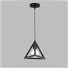 Mengjay Interna Lampada a sospensione Vintage Lampada da soffitto industriale Luce pendente, creativo battuto lampadario in ferro adatto per sala da pranzo e un da cucina, E27, LED lampadina non inclusa (A)