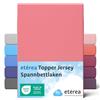 etérea Himmlische Qualität etérea Jersey Topper lenzuolo con angoli 120x200-120x220 cm Rosa Epaisseur 5-10 cm - 100% Cotone - Oekotex materasso Letto copripiumino - lenzuola 120x200cm - 120x220cm Rose