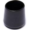 Brinox B75265N Copertura Esterna Rotonda Flessibile, Nero, Diámetro 20 mm, Set di 50 Pezzi