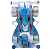perfk Mini 4WD Car Toy Esperimento Fisico Include Motore, Parti del Telaio, Set di Pneumatici Giocattolo didattico Fatto a Mano Kit Fai da Te per, Blu