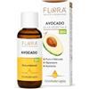 FLORA Olio di Avocado BIO‑COSMOS 100 % Puro 50 ml | Spremitura a Freddo | Vitamine A‑D‑E‑K & Omega | Nutriente Riparatore Viso Corpo Capelli | Olio Vettore Aromaterapia | Made in Italy