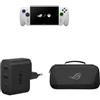 ASUS ROG Xbox Ally RC73YA con caricatore e travel case, Monitor touchscreen con display 7 Glossy, 120Hz, AMD Ryzen Z2, RAM 16GB, 512GB SSD PCIE, Windows 11 Home, White