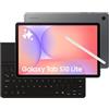 Samsung Galaxy Tab S10 Lite con Book Cover Keyboard Slim, Tablet Android, WiFi, 8GB RAM, 256GB, 10.9 Dispaly LCD, S Pen, Gray [Versione italiana]