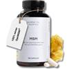 Nordic Oil MSM Capsule | 120 capsule con OptiMSM® puro al 100% | dose elevata da 600 mg per capsula | per articolazioni e rigenerazione | Testato in laboratorio e vegano | Nordic Oil
