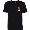 MOSCHINO T-Shirt Logo Underbear Colore Nero Uomo E25MO03 V1A0788 4410 0555 M