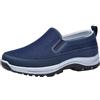 Generisch Scarpe da trekking ortopediche da uomo, ergonomiche, per sollievo dal dolore, comode scarpe in tessuto, scarpe per la salute Chunky, ammortizzate, scarpe da corsa, non slip, scarpe da jogging, Blu