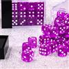 Epic Forge -Dato di 6 facce - Set di 36 dadi - Viola trasparente