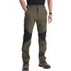 PrimeCrest Pantaloni Trekking Uomo Invernali Pantaloni Termici Impermeabili Pantaloni Sci Imbottiti Snowboard Pantaloni Montagna Pantaloni Caccia Neve Softshell Verde 36