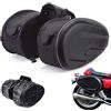 JFG RACING Borse Laterali Moto Universali, Borse Moto 36L-58L,Borsa Impermeabile Motos | Borsa Posteriore per La Maggior Parte delle Motos Sportster Dyna Softail Cruiser Chopper Touring