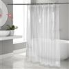 OTraki Tenda Doccia Antimuffa 183x183 cm,Tende Doccia Rigida Trasparente in PEVA,Tenda per Doccia Impermeabile,Tenda Vasca da Bagno Lavabile con 3 Magneti Impermeabile 12 Ganci Per Famiglia e Hotel