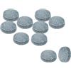 PATIKIL 10pz 13mm Dia Punta Stecca Biliardo Punte per Stecche Grigio
