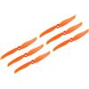 QUARKZMAN 6pz Eliche 6035 Rc Lama Elica 2 Pale 15.2cm Dia Plastica per Aerei Rc Quadricottero Sostituzione Elica, Arancione con 9 Rondelle Plastica