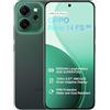 OPPO Reno14 FS 5G 12+512GB Smartphone, IA Android Telefono, Schermo AMOLED 6,57 a 120Hz, Fotocamera AI 50MP, Batteria 6000mAh, SUPERVOOC 45W, Snapdragon 6 Gen 1, IP69, Video 4K, NFC, Dual SIM, Verde
