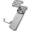 MIMGOAL Custodia Senza Bordo per iPhone 17 Pro - Cover Ultra-Sottile in Silicone con Protezione Fotocamera, Antiurto, Leggera e Minimalista, Compatibile MagSafe, Grigio Titanio
