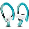 WC HookZ - Ganci sopra l'orecchio migliorati brevettati per AirPods Pro 1, 2 e AirPods 1, 2 e 3 - Due paia di dimensioni incluse nella confezione, realizzate da Wicked Cushions | Cyan Prism
