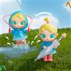 POP MART Baby Molly Funny Raining Day Figure Personaggio d'Azione Giocattolo da Collezione Figura Regalo di Festa 1PC