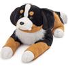 MorisMos Orsacchiotto Gigante Cane di Montagna Bernese 100cm, Peluche Realistico Cucciolo Animale Imbottito Morbido Coccoloso Grande, Simpatici Regali di Compleanno per Bambini Ragazze Fidanzata