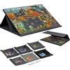 BUERPINKING Puzzle pieghevole, 1000 pezzi, tavolo puzzle, tappetino puzzle portatile con 6 vassoi di colori assortiti, copertura 2 in 1 e supporto puzzle