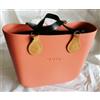 O bag MINI - Borsa Nuova Originale col. TERRACOTTA Int. Oxford Manici NERO