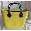 O bag MINI - Borsa Nuova Originale O bag - Col. Fresia Int. OXFORD Manici Verde