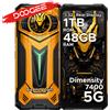 Doogee S200 Ultra 5g Ai Robusto Telefono 6.72" Dimensity 7400 48Gb Ram (12+36) 1Tb Rom 11000Mah Batteria Android 15 Smartphone NFC - 12Gb 1Tb Green