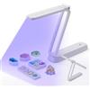 Resiners Luce UV Pieghevole Resiners 3 in 1, Mini Lampada LED UV, Kit in Resina per Resina, Bianco
