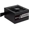 Corsair CX550 80 Plus Bronze - Alimentatore non modulare ATX a basso rumore da 550 W, colore: Nero