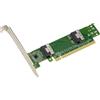 KALEA-INFORMATIQUE Scheda controller adattatore SFF-8654 8i PCIe 4.0-2 Slim SAS per SSD NVMe M2 M3 U2 U3 o schede PCIe