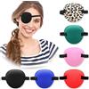 Bewudy 6pz Toppe Oculari,Toppe Mediche per Adulti e Bambini,Toppe Oculari Confortevoli Maschera Oculare Singola Regolabile Occhio Sinistro Occhio Destro la Fase di Recupero dopo un Intervento(6Colori)