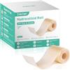 Zebrlan Hydrocolloid Roll,Cerotti Idrocolloidali Idrocolloide Rotolo Autoadesivi e Traspirante Nastro Idrocolloidale Rotolo Impermeabili (verde chiaro, 5x500cm)