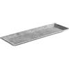 APS Element vassoio rettangolare cm 31x10,5x1,5 melamina grigio decoro cemento