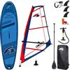 F2 SUP F2 ALLROUND AIR WS 10'5 BLUE con vela - SUP gonfiabile e WindSUP - superficie: 4,5m