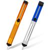 Molain Set di 2 pompe dissaldanti, pompa dissaldante professionale per l'aspirazione di stagno di saldatura liquido, accessorio indispensabile per saldatore professionale, pompa dissaldante (oro +
