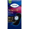 ESSITY ITALY SPA Assorbente Nero Incontinenza Leggera Tena Silhouette Noir Mini 18 Pezzi