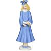 Enesco Growing Up Girls Blonde Graduate statuetta in porcellana, 15,9 cm